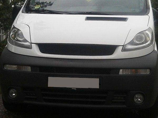 

Renault Trafic Реснички Porsche-style черный лак TMR Реснички Рено Трафик