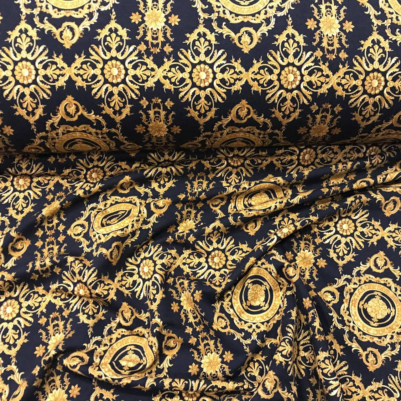 

Двухнитка с эластаном Барокко мини Состав 95% хлопок и 5% эластана для свитшотов штанов лосин платьев юбок, Разные цвета