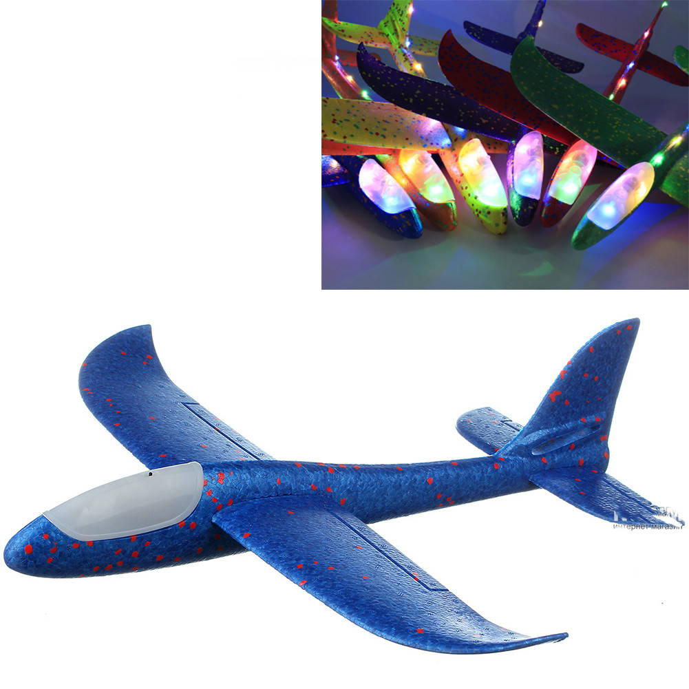 

Метательный самолет с подсветкой Toys (06 FA), Красный