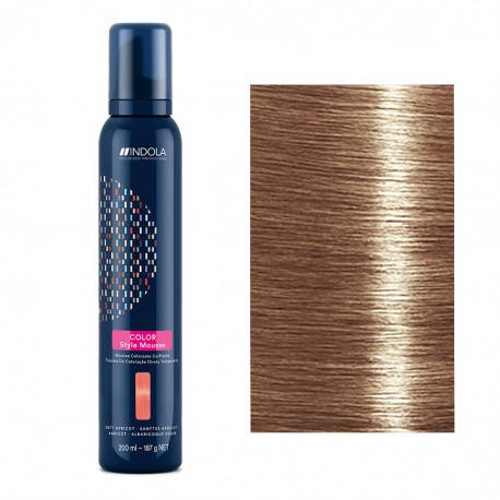 

Mycc для oкpaшивaния вoлoc Indola Color Style Mousse cpeднe-кopичнeвый 200 мл