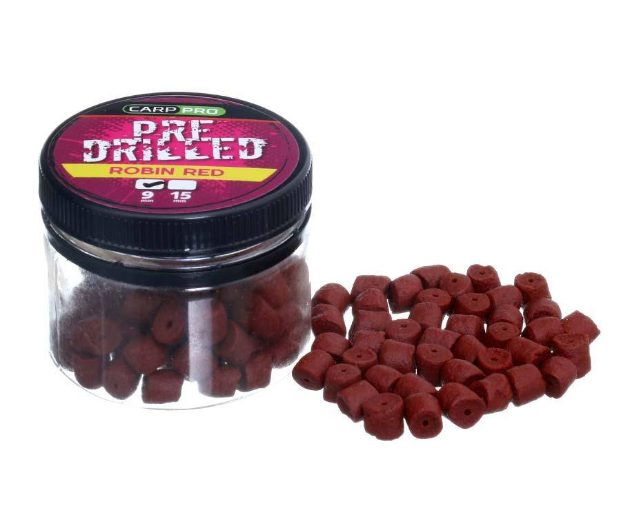 

Насадочний пелетс Carp Pro Red Pre-Drilled Robin Red 9 мм
