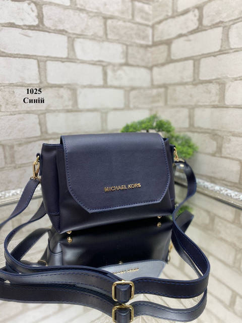 

Синий клатч MICHAEL KORS на три отделения, дорогой турецкий материал (1025)