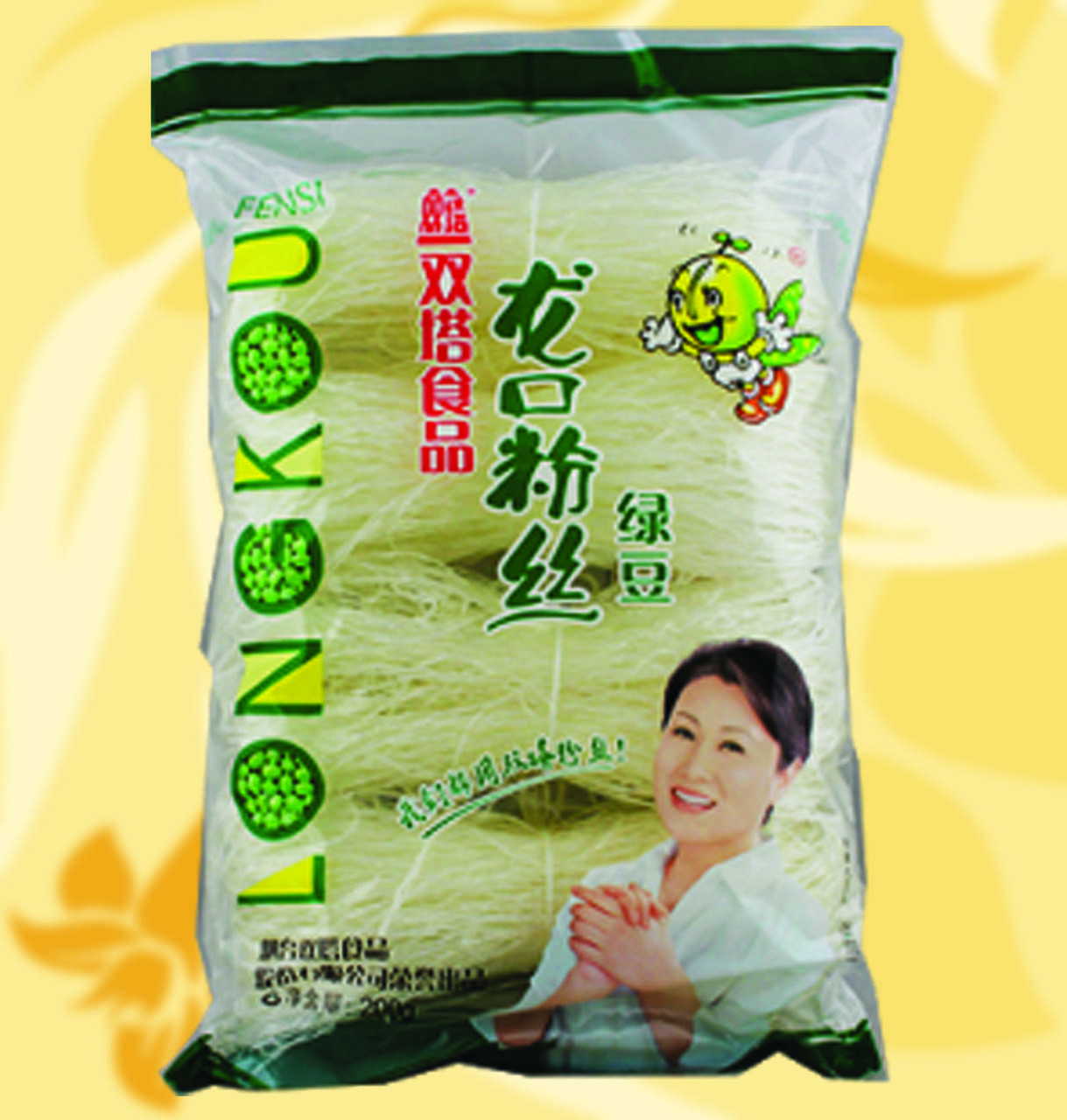 

Бобовая лапша,бобова локшина (горохова), фунчоза, крохмальна, Longkou, 500г, ФоМоМеЧ