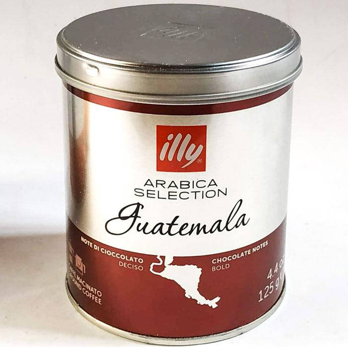 

Кофе молотый illy Guatemala Гватемала 125 г. ж/б Италия (Илли моноарабика)