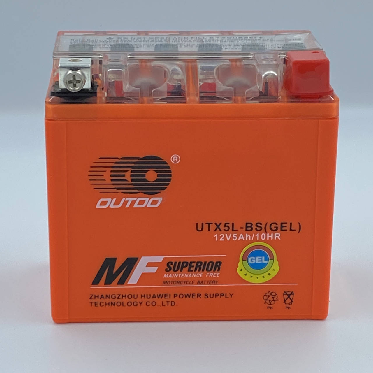 

Аккумулятор мото Outdo 5Ah YTX5L-BS GEL