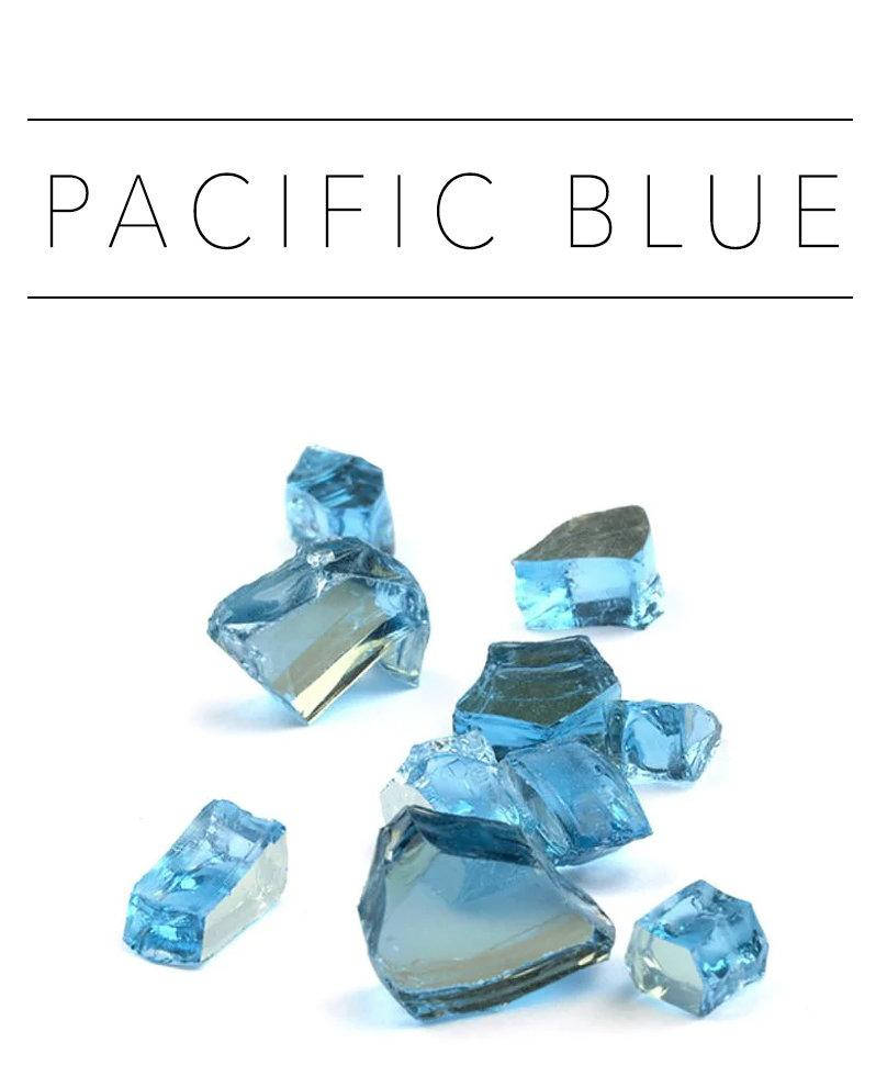 

Стеклянная крошка Premium Pacific Blue 5-20 мм, Синий