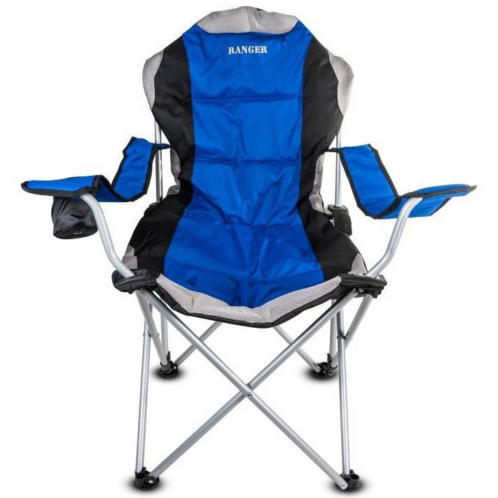 

Кресло складное туристическое Ranger FC 750-052 Blue (RA 2233) стул со спинкой для пикника, рыбалки, Синий
