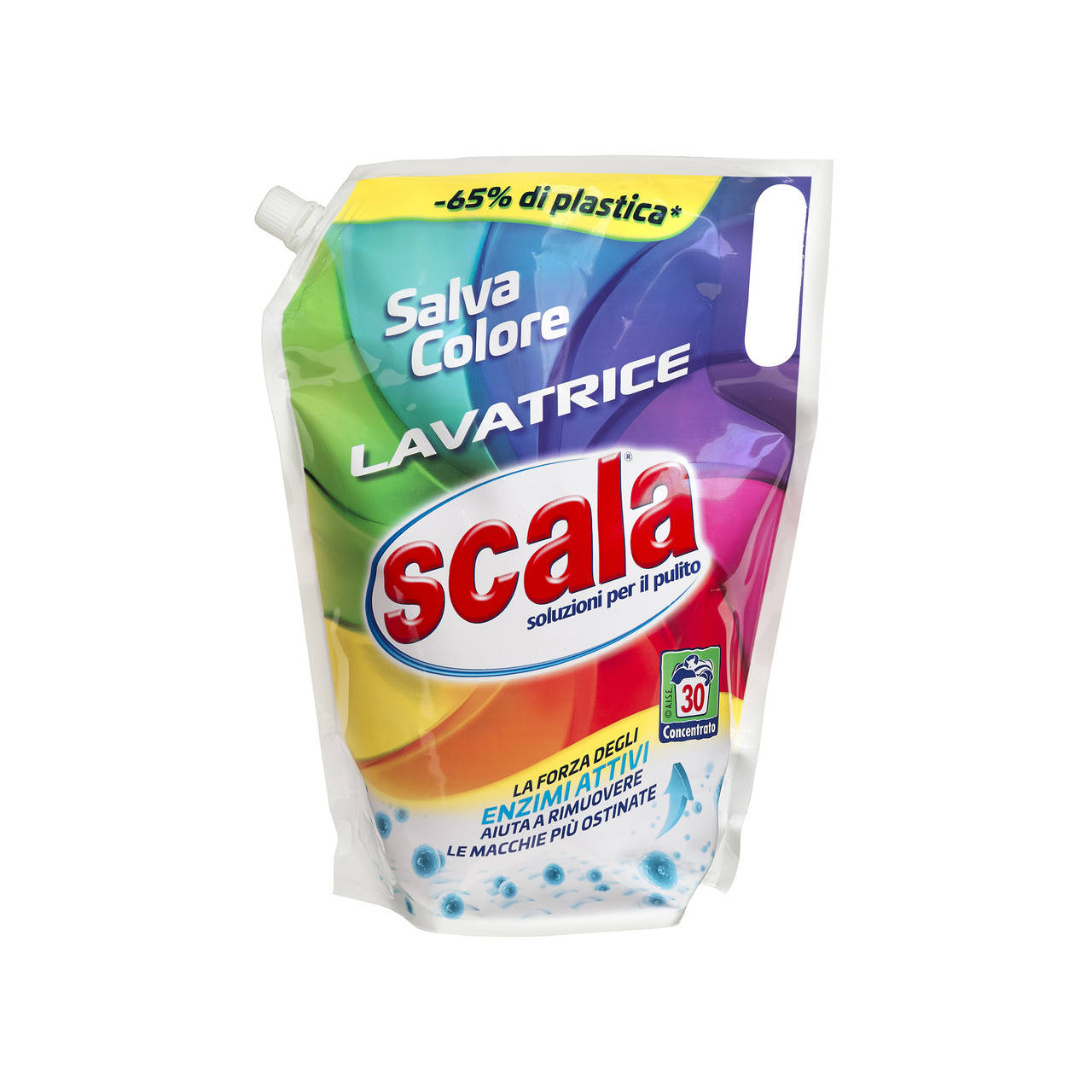 

Гель для стирки цветных вещей с фиксацией цвета (дойпак) Scala Lavatrice Salve Colore 1,5L