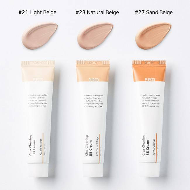 

ВВ крем с экстрактом центеллы PURITO Cica Clearing BB Cream
