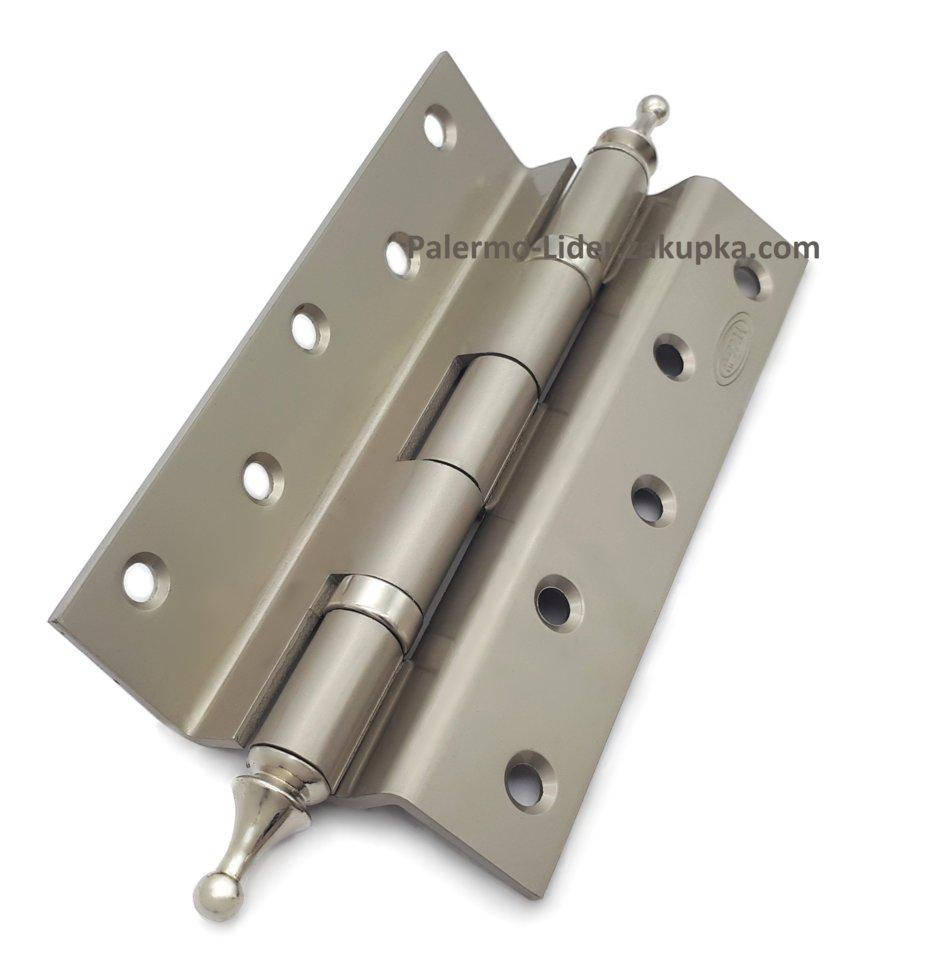 

Стальная угловая петля с декором 12,5мм 2ВВ SN, Серый