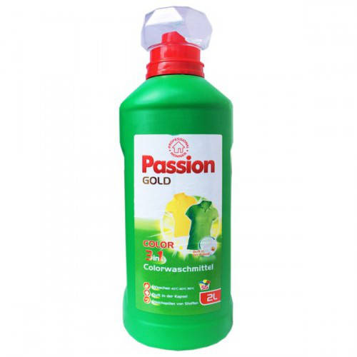 

Гель для стирки Passion Gold color для цветного белья 3 в 1; 2 л (55 стирок)
