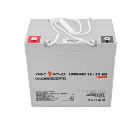 

Аккумуляторная батарея LogicPower LPM-MG 12-55 AH (мультигелевый, AGM)