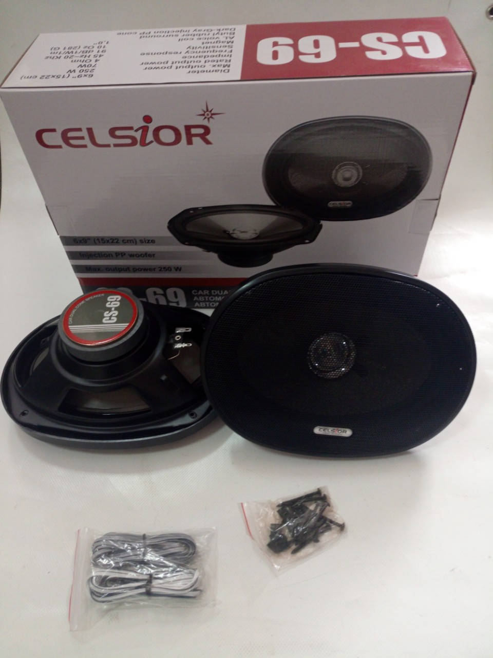 

Колонки CELSIOR Gray CS-69 6*9см