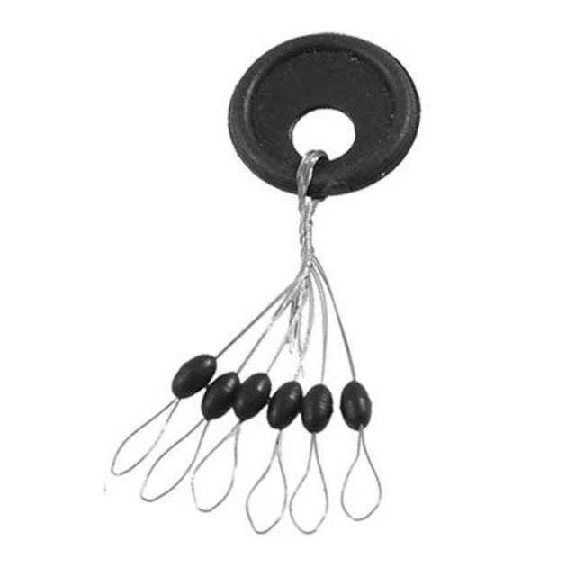 

Стопорки на леску SS, 6шт., Черный