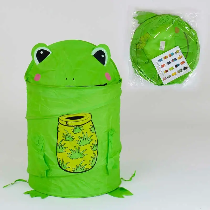 

Корзина для игрушек Лягушка А 01472 (60) 42х42х65 см, в кульке