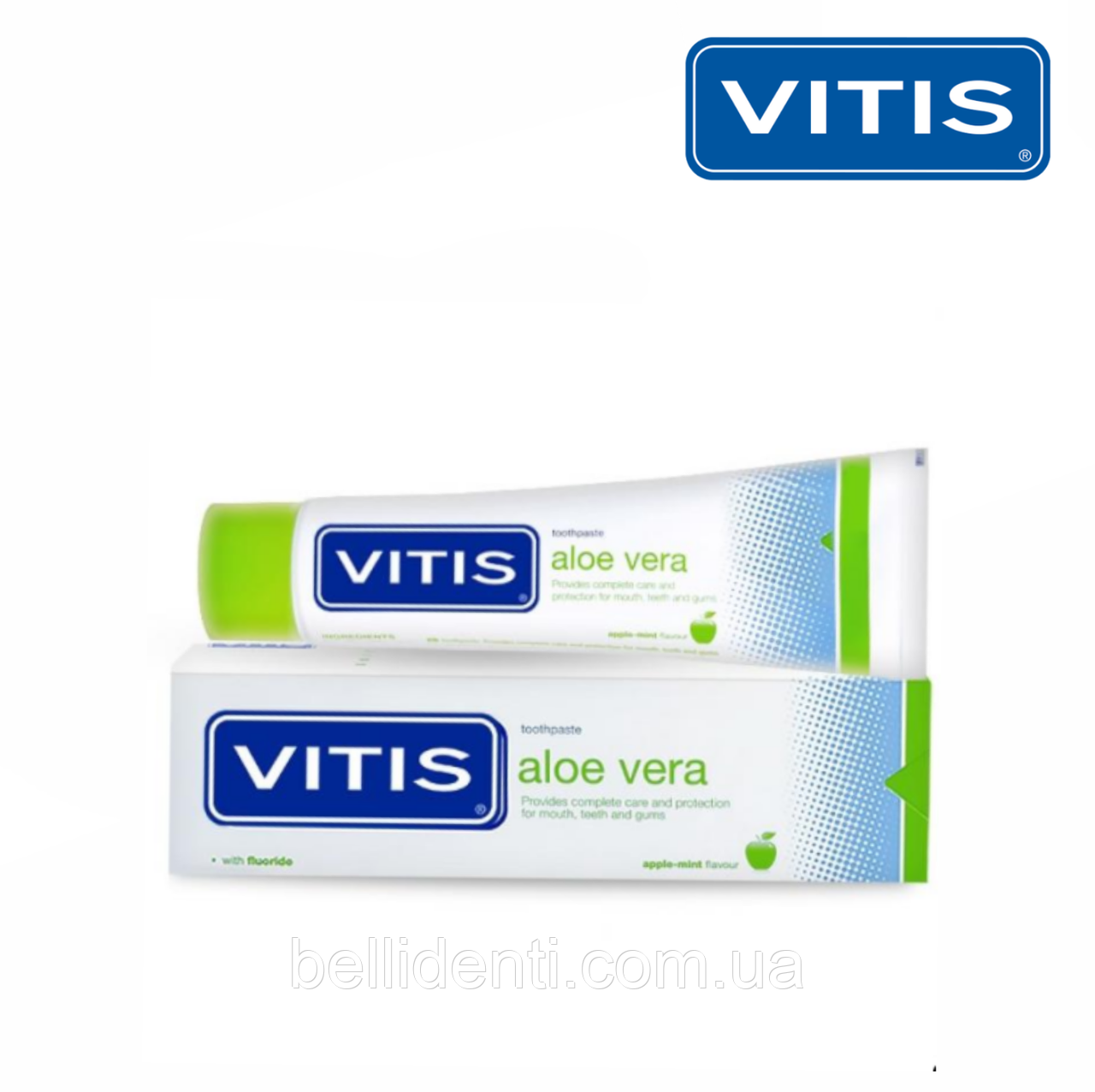 

VITIS ALOE VERA зубная паста (яблуко), 100 мл