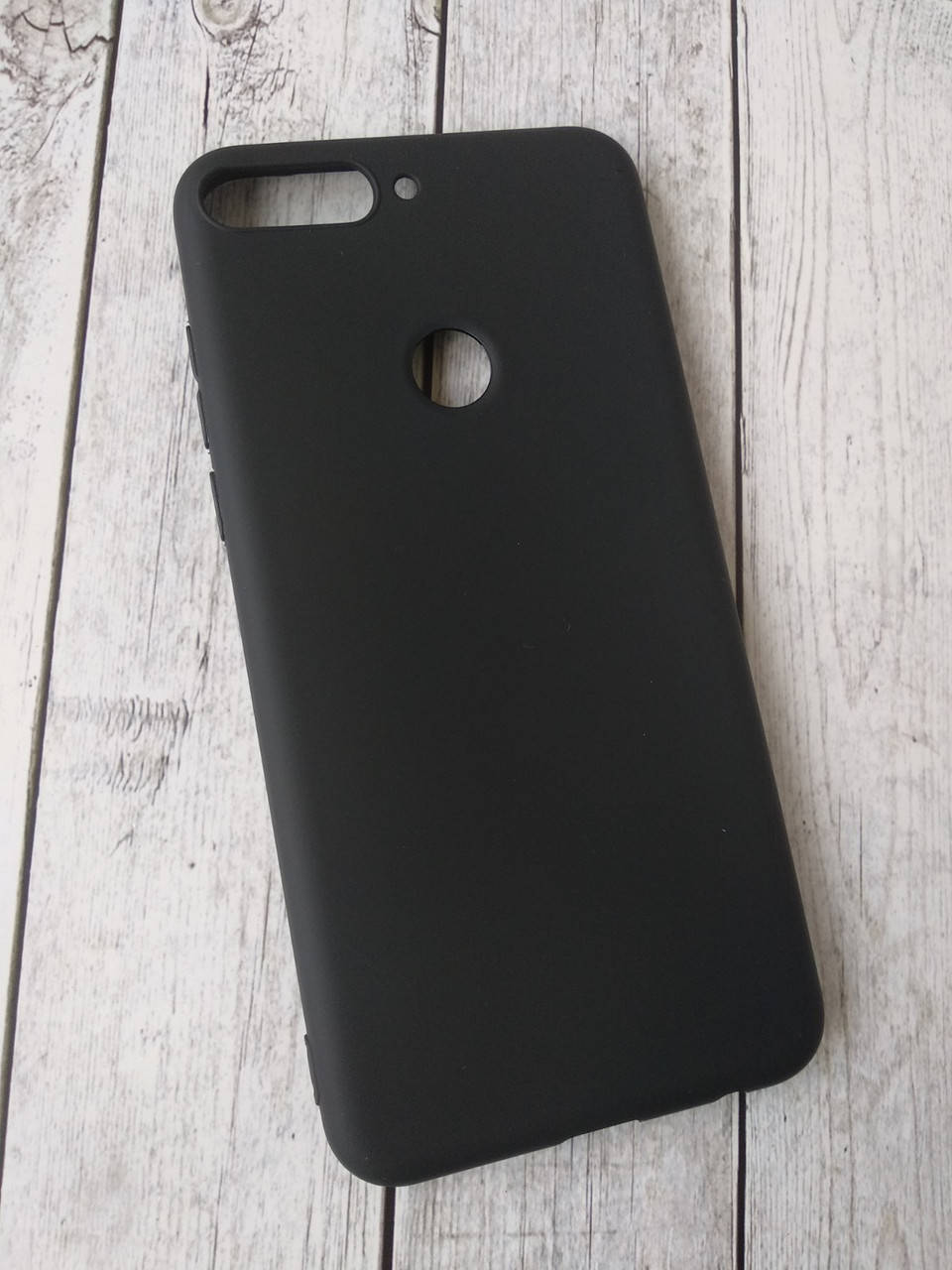 

Чехол для телефона Huawei Honor 7X Silicone TPU Soft Case Black, Черный