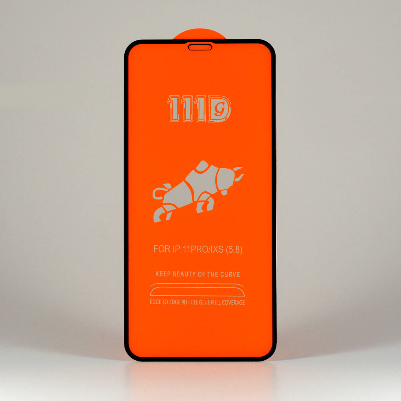 

Защитное премиум стекло на Iphone Xs 111D клеевой слой по всей поверхности, Черный