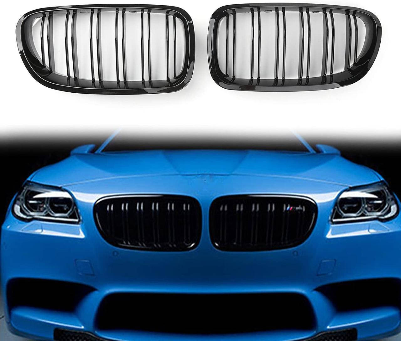 

Двойная решетка радиатора BMW 5 F10 M Performance двойные ноздри ф10 бмв черный глянец