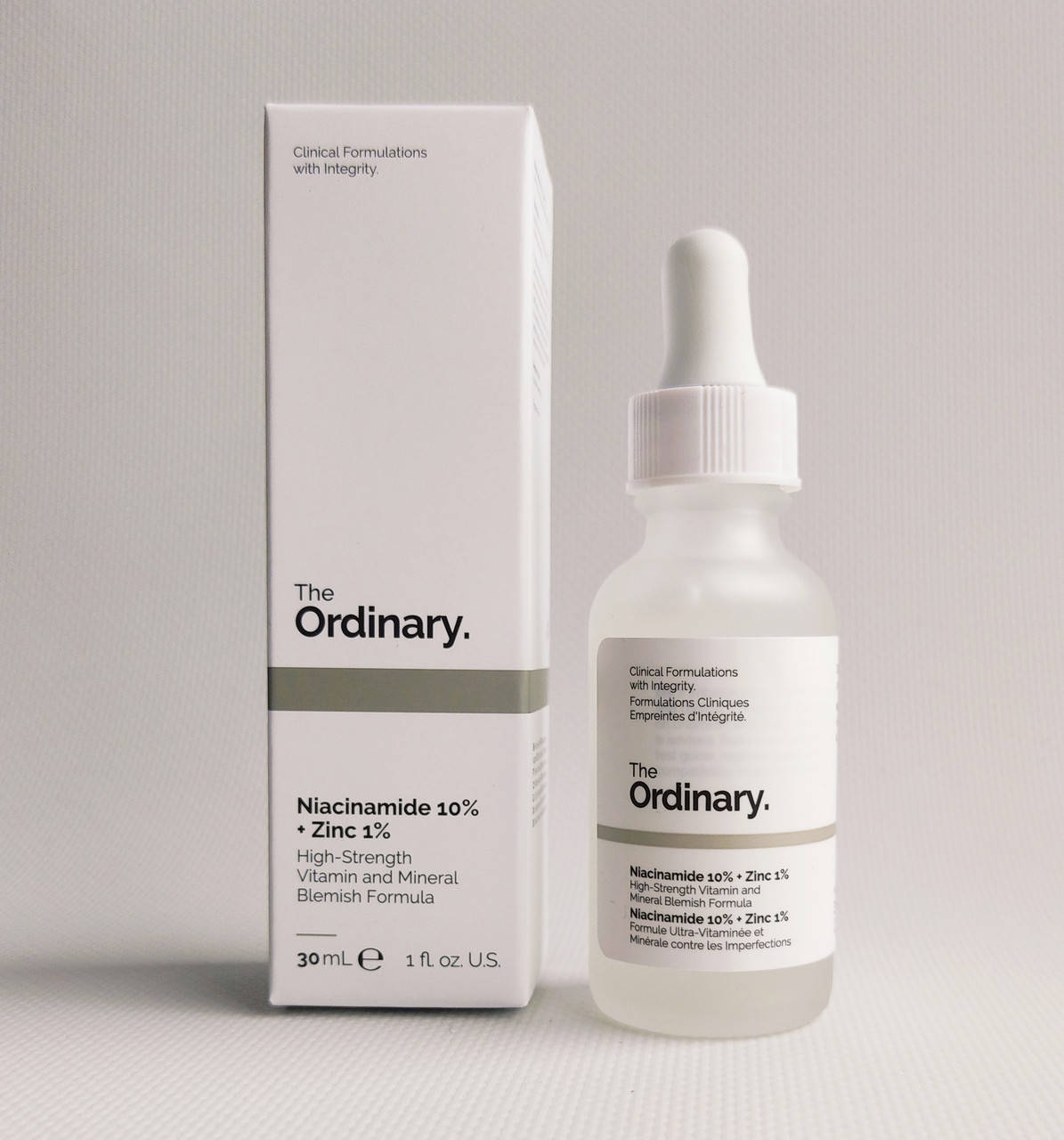 

Сыворотка с витамином В3 и цинком The Ordinary Niacinamide 10% + Zinc 1% 30 мл