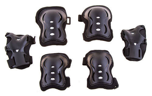 

Защита для роллеров, детская, 8503 черный