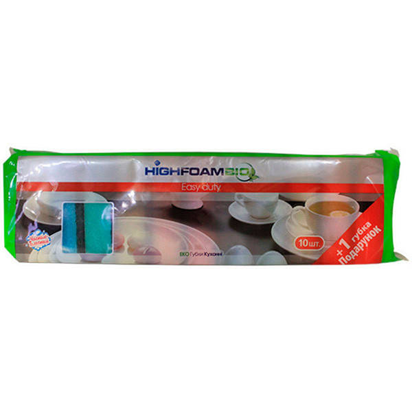 

Мочалка кухонная Easy duty,85х55х27мм(10+1шт) цветная
