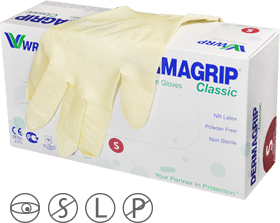 

Перчатки DERMAGRIP Classic латексные текстурированные неопудренные