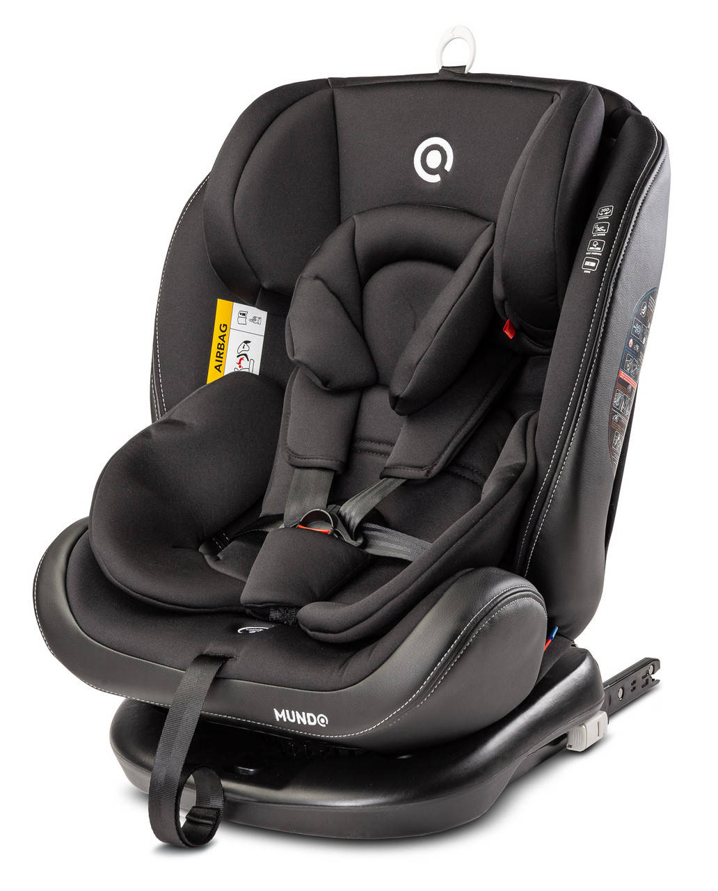 

Детское автокресло Caretero Mundo Isofix (0-36 кг.) Black, Черный