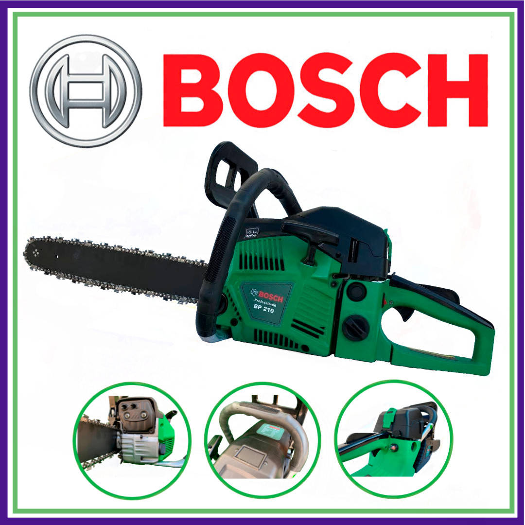 

Мощная Бензопила Бош Мотопила Bosch BP 210 Бензиновая Цепная Пила Германия Ланцюгова Бензопила БОШ