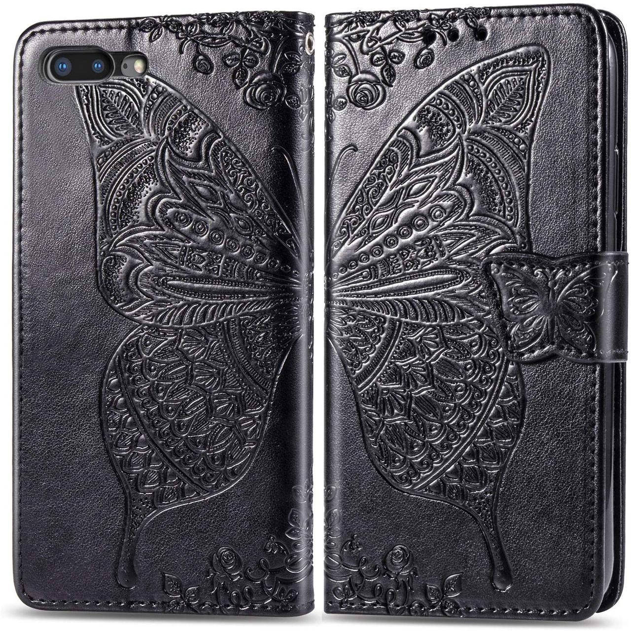 

Чехол Butterfly для iPhone 7 Plus / 8 Plus Книжка кожа PU Черный