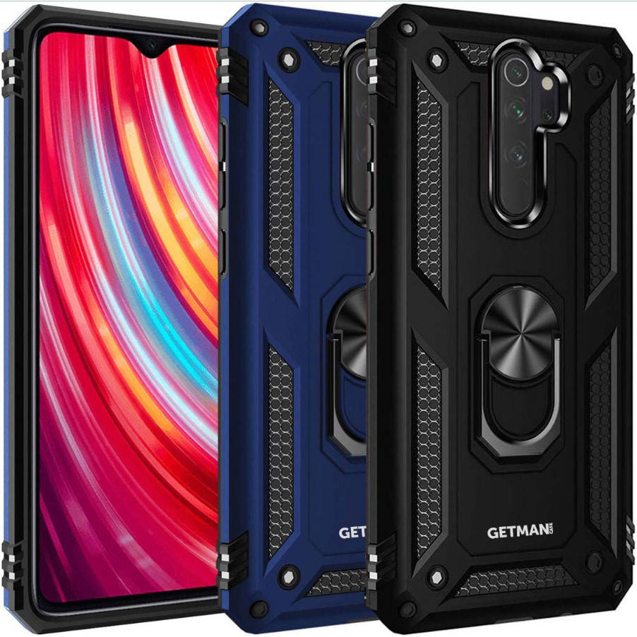 

Противоударный чехол Combo Ring для Xiaomi Redmi 9 (Разные цвета)