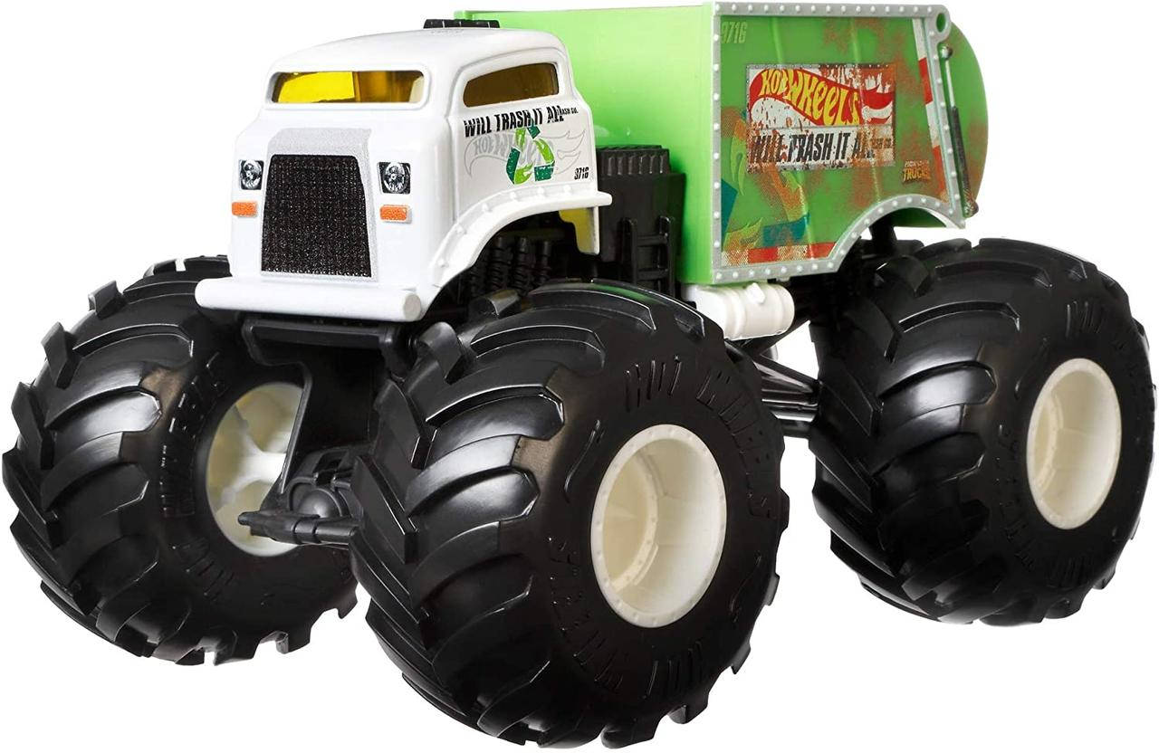 

Джип-внедорожник Мусоровоз Хот Вилс Hot Wheels Monster Trucks Will Trash It All GJG72