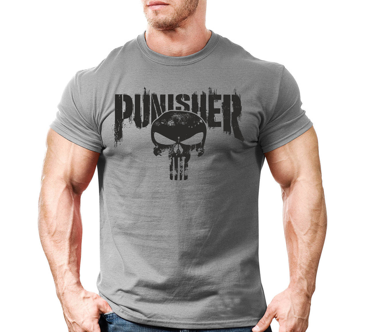 

Спортивная футболка Punisher (разные цвета) XL, Серый