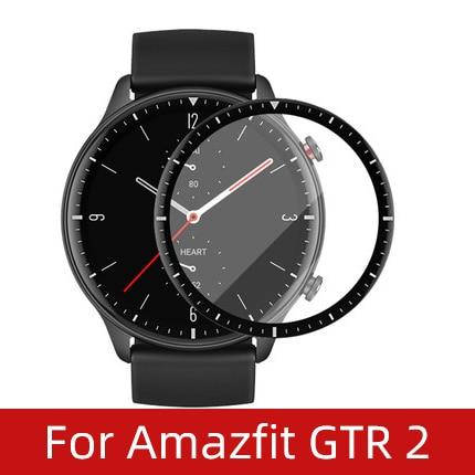 

Защитная пленка для Amazfit GTR 2 (0.2 мм, 3D чёрное) Polycarbone, Черный