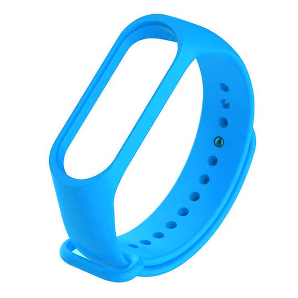 

Ремешок Silicone Xiaomi Mi Band 3/4 (Ксиоми ми бенд) Blue (голубой)