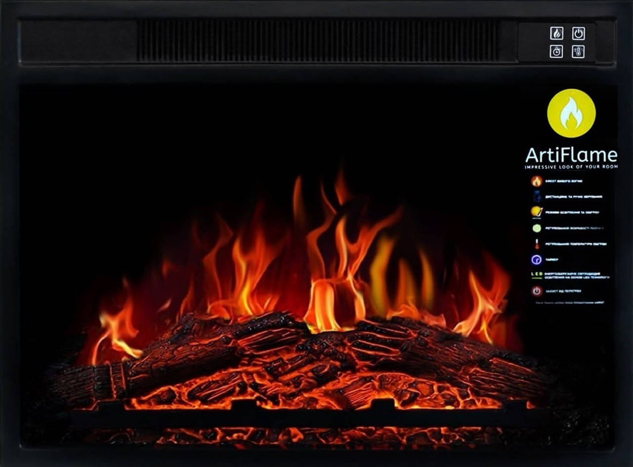 

Электрокамин ArtiFlame AF23S (со звуком)