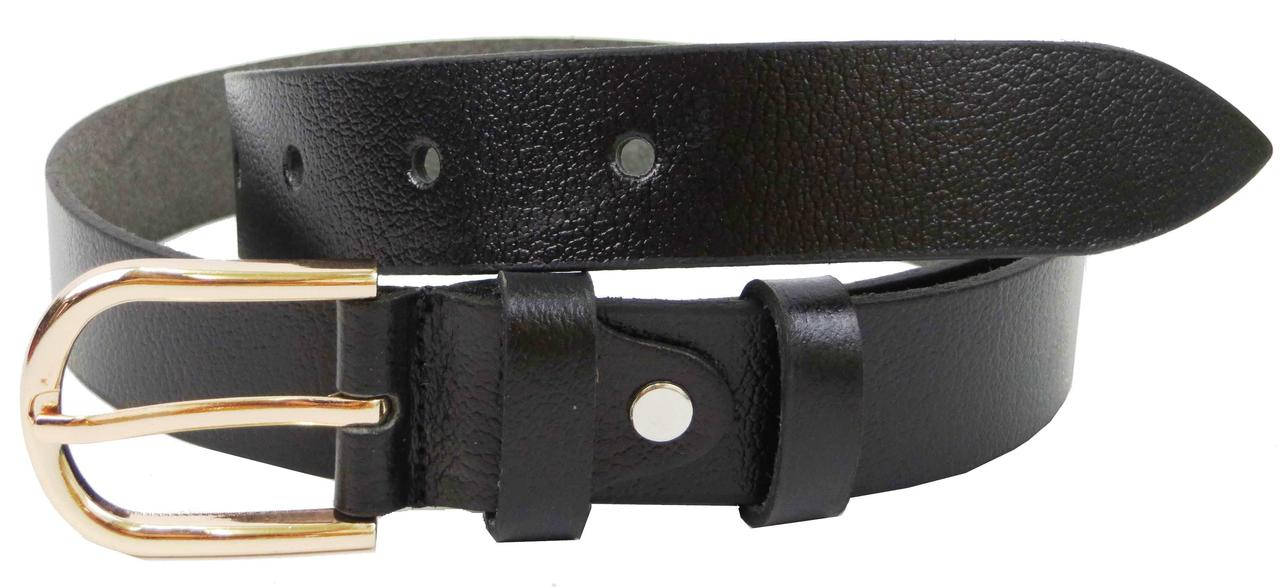 

Женский кожаный ремень Skipper, черный 3 см, 1372-30