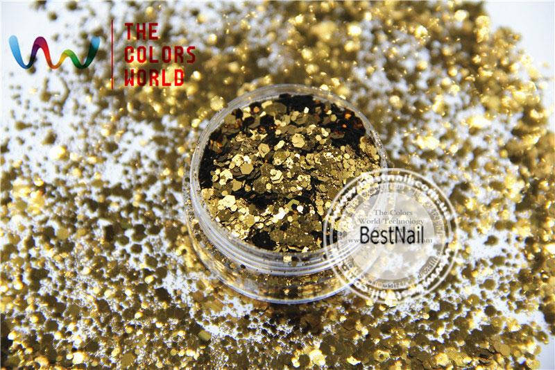 

Брокат (конфетти) для ногтей №76 ( Mix , галограмма)