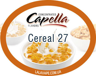 

Ароматизатор Capella Cereal 27 (Хлопья с молоком) 30мл