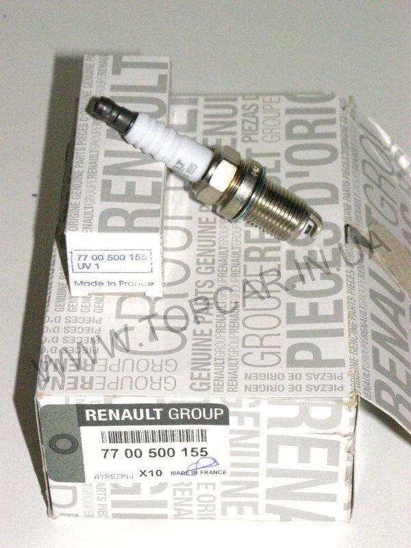 

Свеча зажигания Renault Megane 1,6/1.8/2.0 16V RENAULT ОРИГИНАЛ 7700500155
