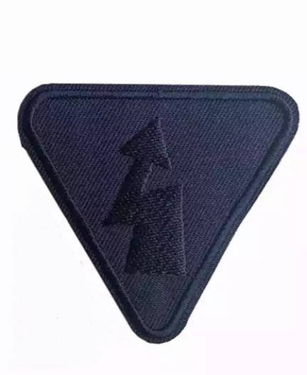 

Термоаппликация для ткани, наклейка на одежду Молния, Темно-синий