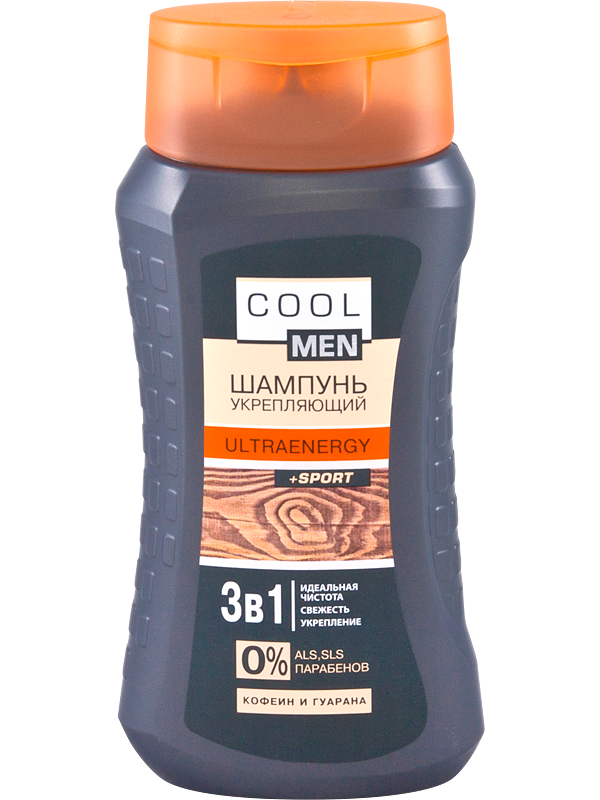 

Шампунь укрепляющий 250мл ULTRAENERGY Cool Men