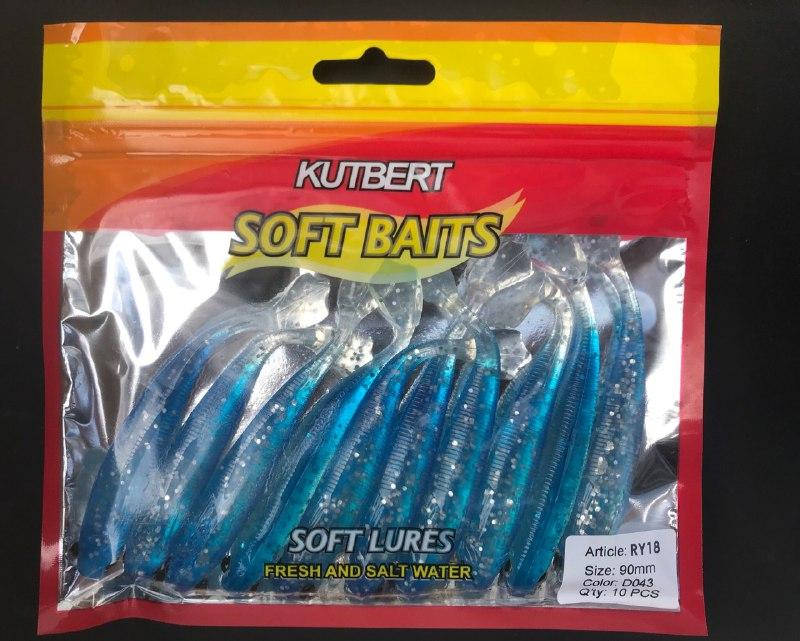 

Силиконовые приманки в форме рыбки Kutbert BASARA SOFT