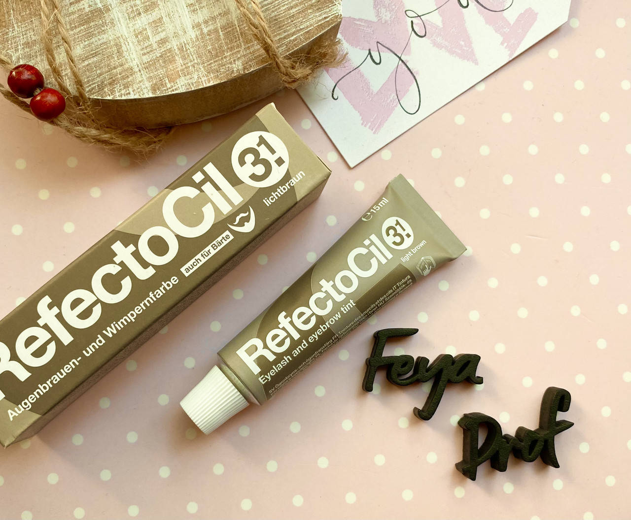 

Refectocil Краска для бровей и ресниц светло-коричневая №3.1, 15 мл