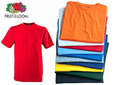 

Комплект* 5 мужских футболок S-5XL fruit of the loom любого цвета L