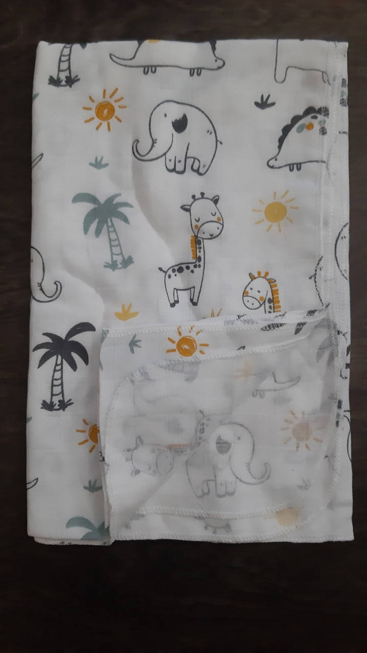 

Муслиновая пеленка для новорожденных, Разные цвета