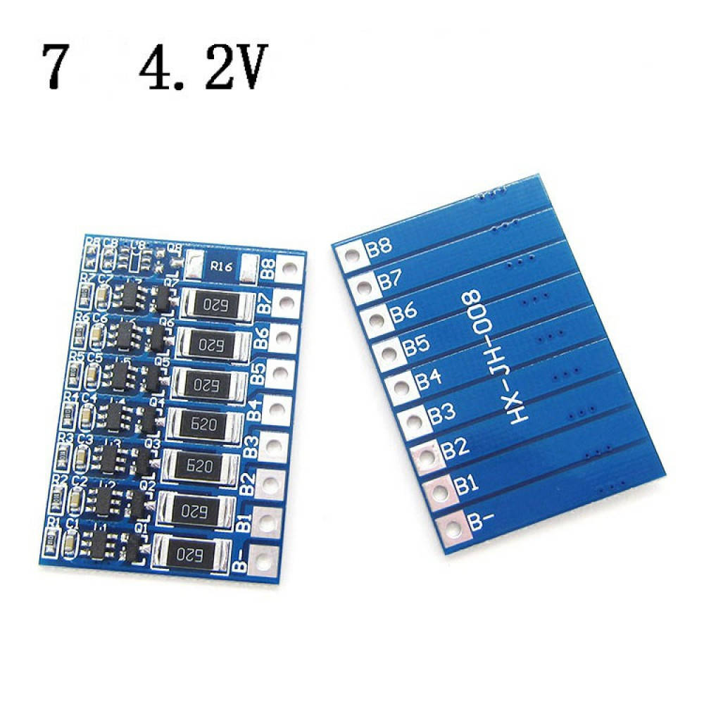 

Плата балансировки аккумуляторов 7S Li-Ion 24V / 70 mA