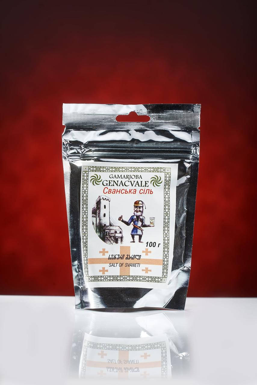 

Сванська сіль із Грузії 100 г. Gamarjoba Genacvale