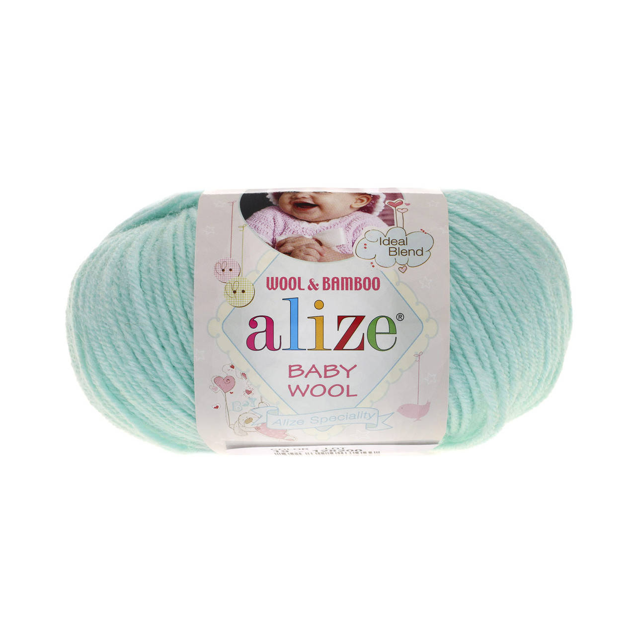 

Alize Baby Wool водяная зелень №19