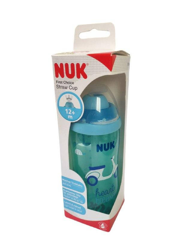 

Детская бутылочка с трубочкой NUK 300 мл
